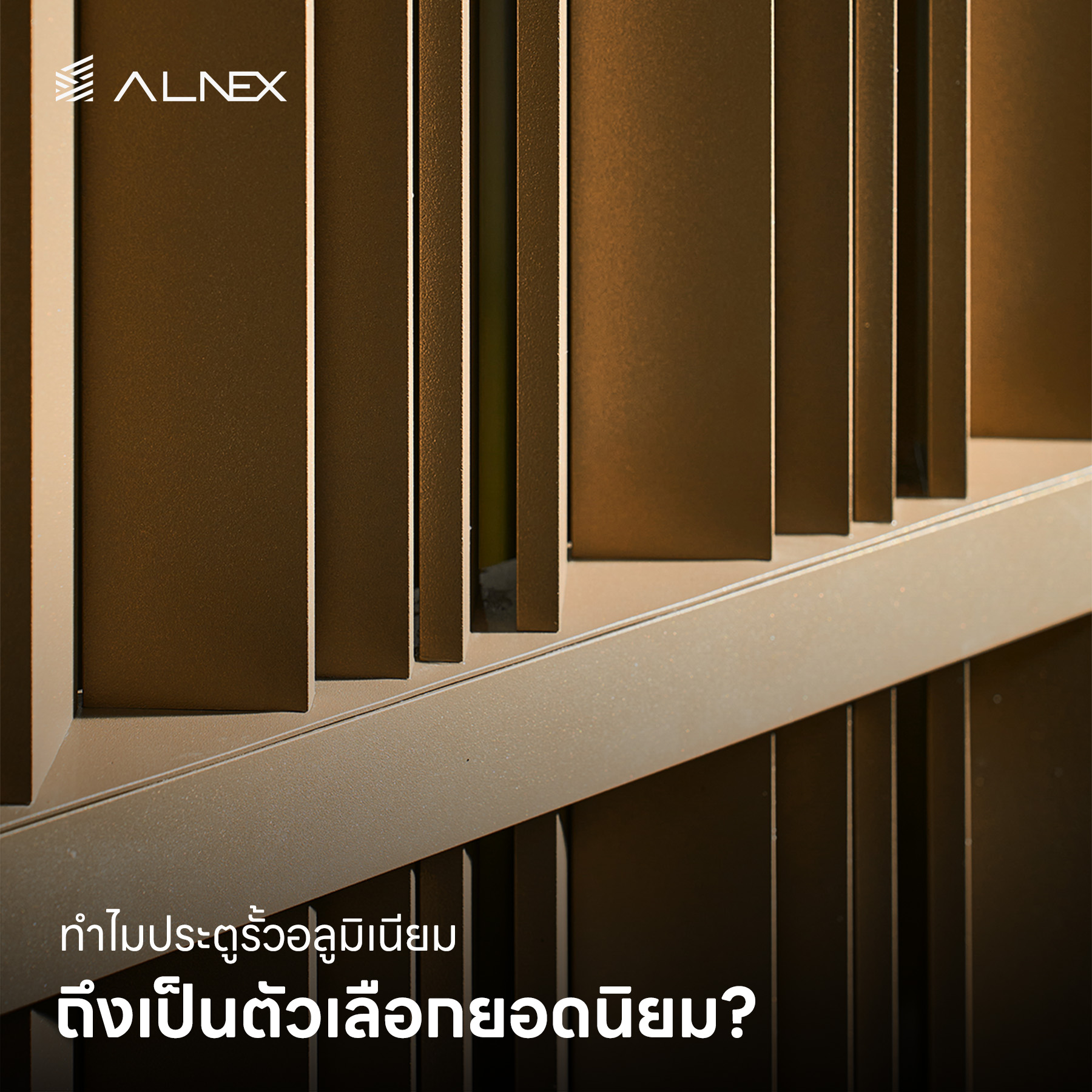 ประตูรั้วอลูมิเนียม